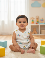 Cloud Soft comfortable Muslin Jabla Set -  Loco riders - Image 2