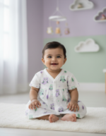 Cloud Soft comfortable Muslin frocks C cut – Owl - Image 2