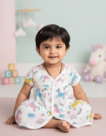 Cloud Soft comfortable Muslin frocks C cut – Unicorn - Image 2