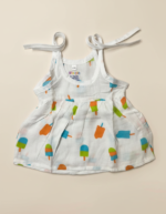 Cloud Soft comfortable Muslin knot frocks – Popsicle