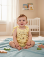 Cloud Soft comfortable Muslin knot Jabla set – Dino - Image 2