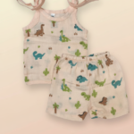 Cloud Soft comfortable Muslin knot Jabla set –  Dino planet