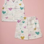 Cloud Soft comfortable Muslin Jabla Set - cordiform