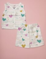 Cloud Soft comfortable Muslin Jabla Set - cordiform