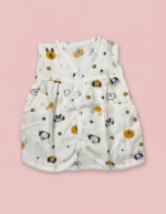 Cloud Soft comfortable Muslin frocks C cut - Puppies