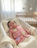 Cloud Soft comfortable Muslin button Jabla – Rainbow - Image 2
