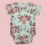 Romper Half Sleeves Onesies – Roses