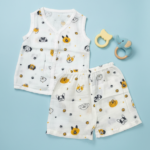 Cloud Soft comfortable Muslin Jabla Set – cute pup
