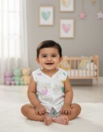 Cloud Soft comfortable Muslin Jabla Set - cordiform - Image 2