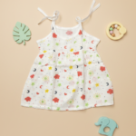 Cloud Soft comfortable Muslin knot frocks – Night Blossoms