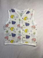 Combo - Pack of 5 : New born Muslin Jabla - Image 4
