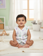 Cloud Soft comfortable Muslin Jabla Set – Owl - Image 2