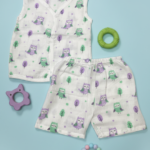 Cloud Soft comfortable Muslin Jabla Set – Owl