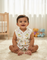 Cloud Soft comfortable Muslin Jabla Set – Giraffe - Image 2