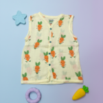 Cloud Soft comfortable Muslin button Jabla – Carrot field