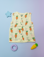 Cloud Soft comfortable Muslin button Jabla – Carrot field