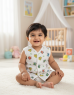 Cloud Soft comfortable Muslin button Jabla – Kitty - Image 3