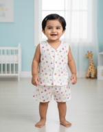 Cloud Soft comfortable Muslin Jabla Set - Egret - Image 4