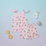 Cloud Soft comfortable Muslin knot Jabla set – Owl
