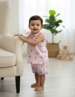 Cloud Soft comfortable Muslin knot Jabla set – Owl - Image 2