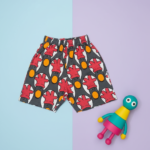 Knee Length Shorts – All over bold cartoon print