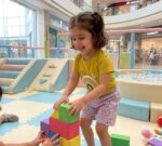 Girls Cotton Half Sleeves Rainbow Print T-shirt & shorts - Image 2