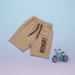 Cotton Knee Length Shorts – ROAR print