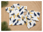 Soft Cotton Boys Shirt & Shorts Set - fun
