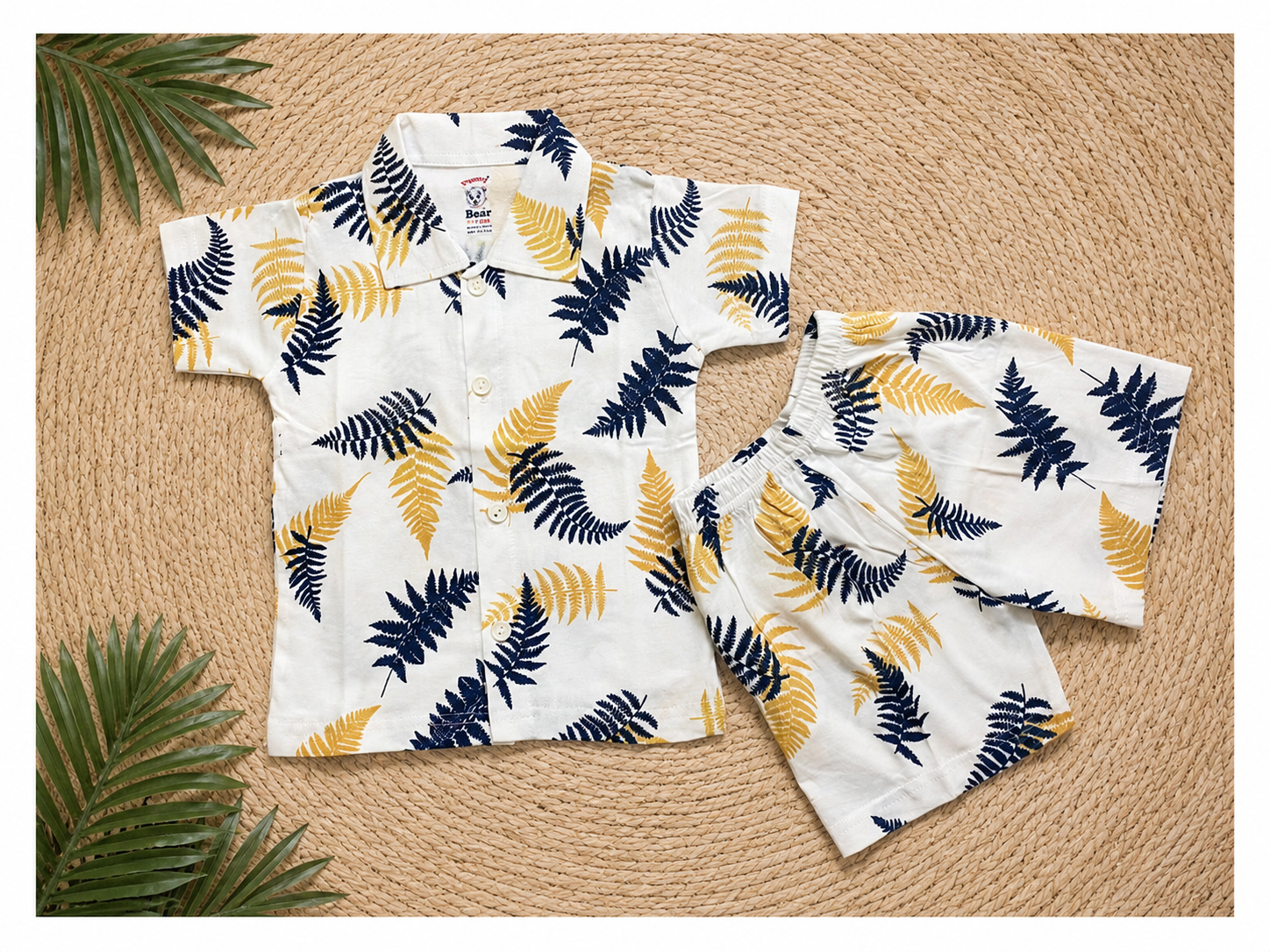 file_00000000014c720889f54908eb6786bc Soft Cotton Boys Shirt & Shorts Set - fun - Image 1